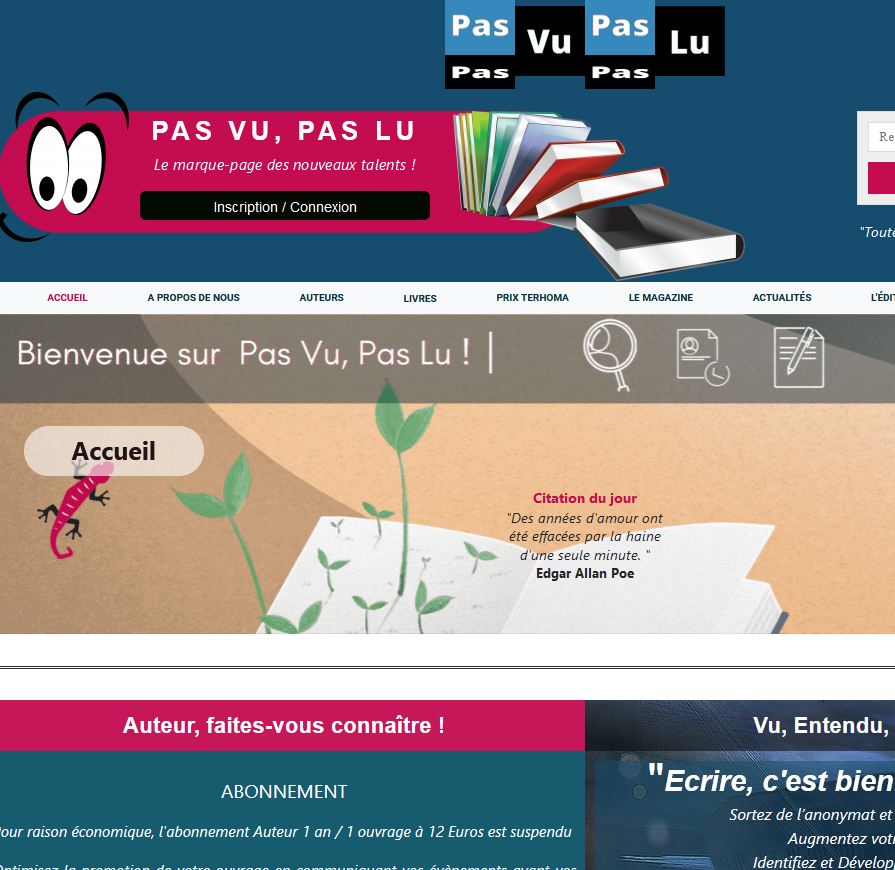 Projet Site PasVuPasLu